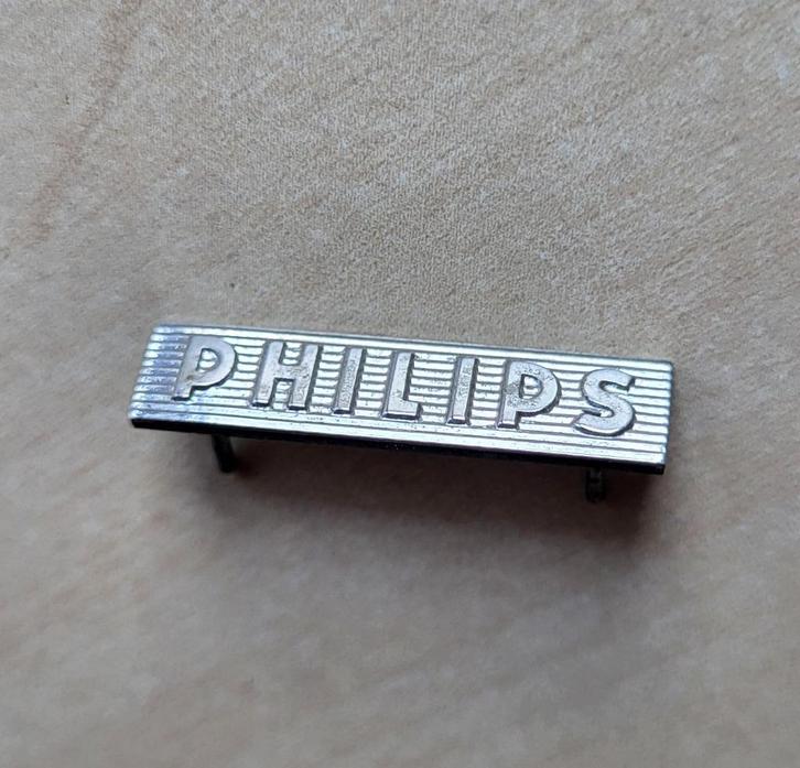 Philips Radio embleem logo F schildje restauratie, Antiek en Kunst, Antiek | Tv's en Audio, Ophalen of Verzenden