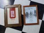 2 nieuwe fotolijstjes met houten rand 18 cm x 13 cm, Ophalen of Verzenden, Nieuw