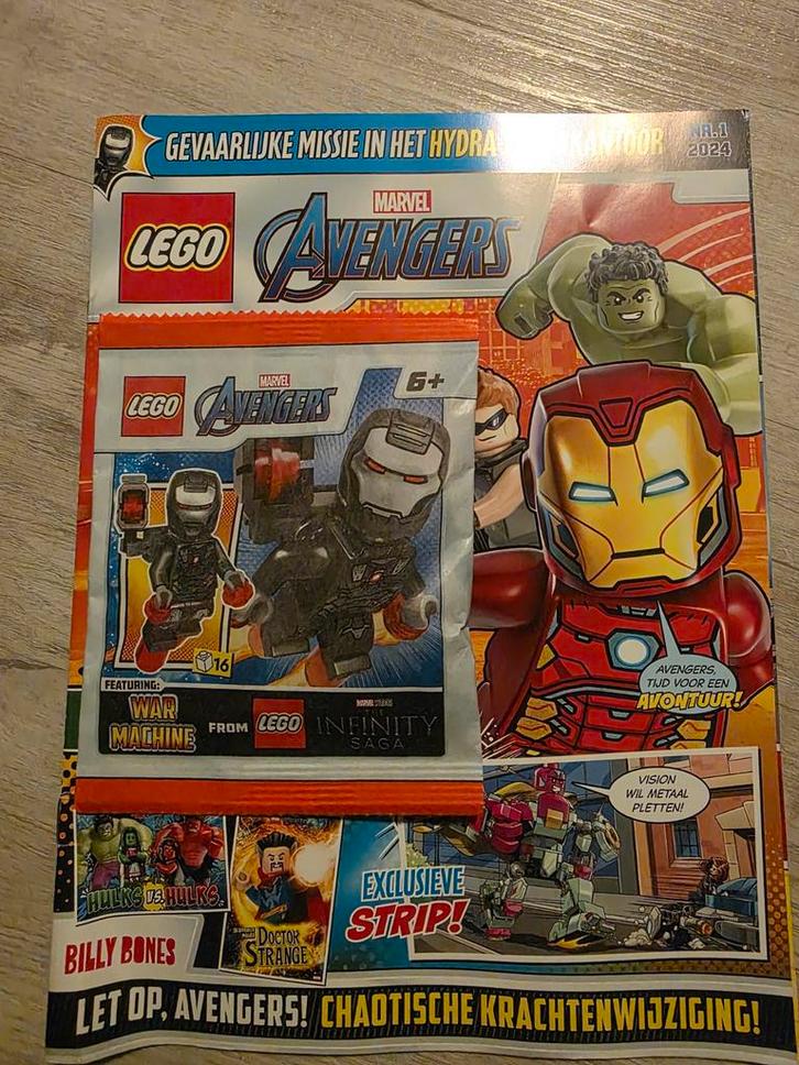Nieuw Lego Marvel Avengers Tijdschrift + Polybag!, Kinderen en Baby's, Speelgoed | Duplo en Lego, Nieuw, Lego, Ophalen of Verzenden