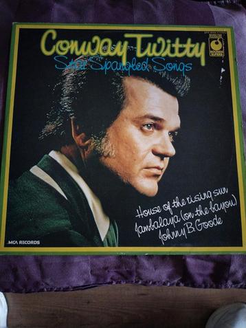 Conway twitty LP vinyl star spangled songs beschikbaar voor biedingen