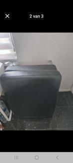 Voetenbankje leder, Sieraden, Tassen en Uiterlijk, Koffers, Ophalen of Verzenden, Zo goed als nieuw, Leer, Minder dan 50 cm