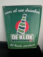 Reclamebord klok bier, Verzamelen, Merken en Reclamevoorwerpen, Ophalen of Verzenden, Gebruikt, Reclamebord