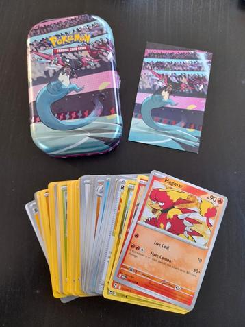 Pokémon minitin gevuld met kaarten! beschikbaar voor biedingen