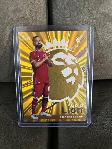 Salah 2025-26 Topps Gold Lion #GL11 beschikbaar voor biedingen