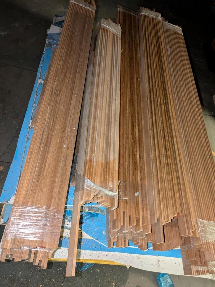 Teak houten deklatten, Watersport en Boten, Accessoires en Onderhoud, Zo goed als nieuw, Ophalen
