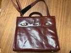Vintage Marc Picard Lederen Aktetas - 2 Vakken, Overige merken, Gebruikt, Bruin, Ophalen of Verzenden