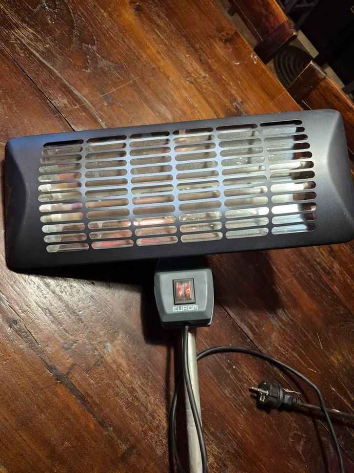 Eurom Q-time 2000S terrasheater / douchekachel., Doe-het-zelf en Verbouw, Verwarming en Radiatoren, Gebruikt, Kachel, 800 watt of meer