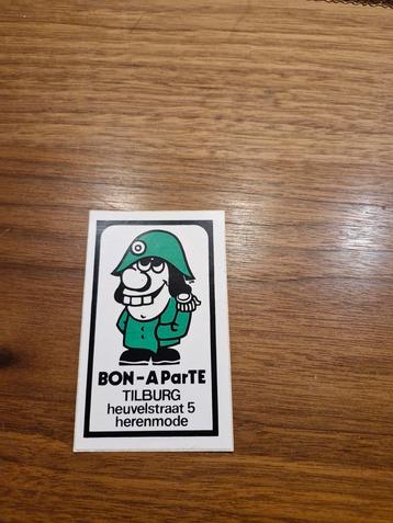 2643 Sticker Bon-Aparte Tilburg  beschikbaar voor biedingen