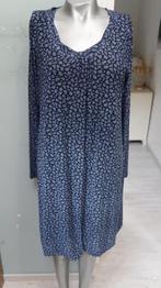 Norah prachtige jurk blauw zwart maat 46, Blauw, Maat 46/48 (XL) of groter, Ophalen of Verzenden, Zo goed als nieuw
