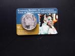 Jubileummunt in coincard, Zilver, Euro's, Ophalen of Verzenden, Koningin Beatrix