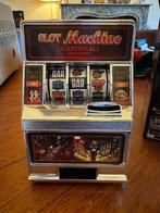 Jackpot Gokkast Eenarmige Bandiet Slotmachine Spaarpot, Ophalen of Verzenden, Nieuw