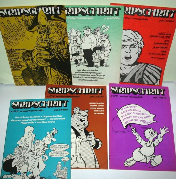 Stripschrift 1973 jaargang compleet 6 stuks ZGAN, Boeken, Stripboeken, Zo goed als nieuw, Complete serie of reeks, Ophalen of Verzenden