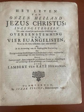 Het Leven van Jezus Christus, 1732 beschikbaar voor biedingen