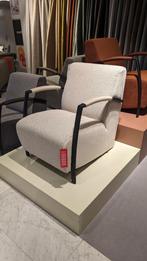 fauteuil Montel Sue open armen licht ivory stof combi, Montel Sue Design, Stof, 75 tot 100 cm, Zo goed als nieuw