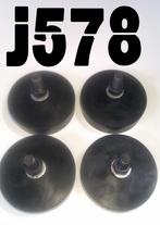 4 stuks trilling demper voet M14, Gebruikt, Onbekend, Ophalen of Verzenden, Onbekend