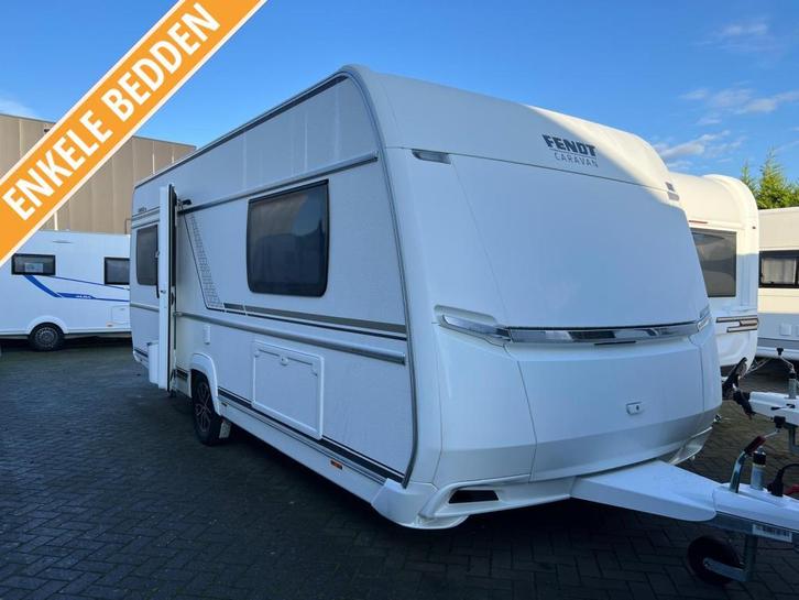 Fendt Tendenza 560 sg, Caravans en Kamperen, Caravans, Bedrijf, tot en met 4, Rondzit, Fendt, 2 aparte bedden, Overige typen, 7 tot 8 meter