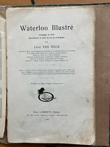 Geïllustreerd boek van de slag bij Waterloo beschikbaar voor biedingen