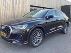 Audi q3 sportback 45 tfsi e hybride trekhaak s line wielen, Stof, Zwart, 4 cilinders, 245 pk