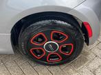 Fiat 500 E 24 kWh *schuifdak *climate *p-camera *leder *hifi, Gebruikt, 4 stoelen, Leder, 39 €/maand