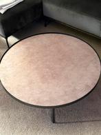 Ronde salontafel, Huis en Inrichting, Tafels | Salontafels, 50 tot 100 cm, Rond, Ophalen of Verzenden, Zo goed als nieuw