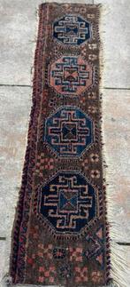 Antieke loper - 126 x 29 cm, Minder dan 50 cm, Gebruikt, 100 tot 150 cm, Bruin