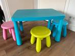 Mammut Ikea tafel met 3 krukjes, Ophalen, Gebruikt, Tafel(s) en Stoel(en)