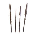 4 Antiek Smeedijzeren Afrikaanse Speerpunten, Antiek en Kunst, Ophalen