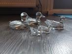 Nachtmann kristallen eendjes - set van 5, Antiek en Kunst, Antiek | Glas en Kristal, Ophalen of Verzenden