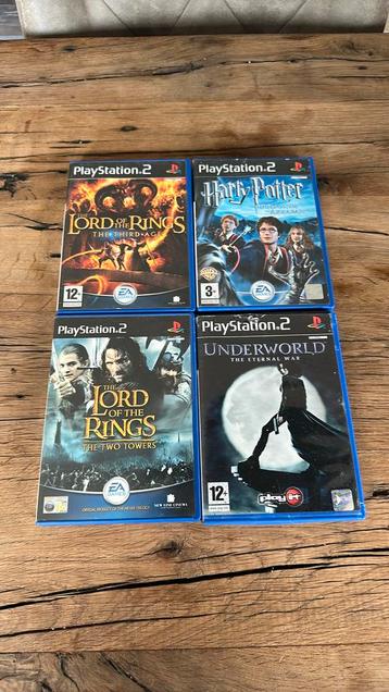 Playstation 2 spellen - ps2 - underworld, lord of the rings beschikbaar voor biedingen