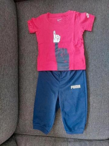 Sportkleding kind. Merk Nike en Puma maat 74 beschikbaar voor biedingen