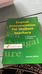 C. Gussenhoven - English pronunciation for student teachers, C. Gussenhoven, Ophalen of Verzenden, Zo goed als nieuw, Nederlands
