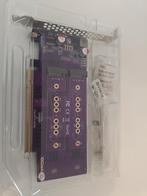 Nieuwe 10Gtek PCIe naar 4x M.2 SSD Adapter, Ophalen of Verzenden, Nieuw, Intern, 10Gtek