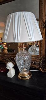 Hollywood Regency Kristal Tafellamp, Antiek en Kunst, Antiek | Lampen, Ophalen of Verzenden