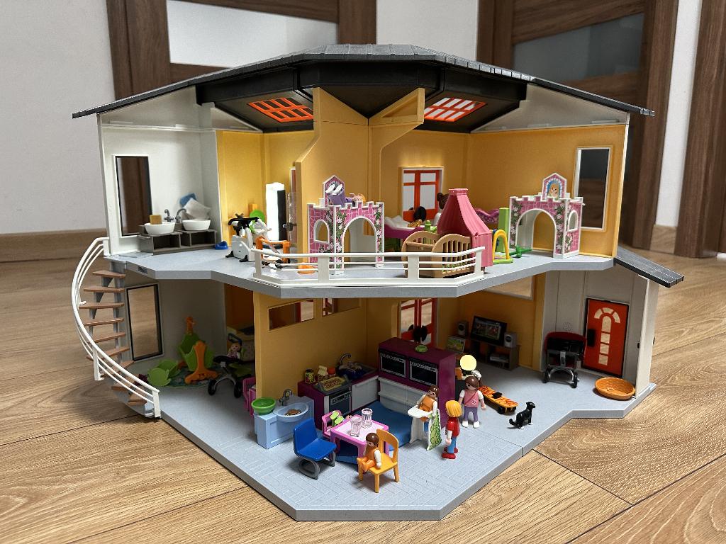 Playmobil huis city modern, Ophalen, Zo goed als nieuw, Los playmobil