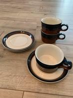 Mikasa Potters Art Japan Kopjes en Schotels (3x), Ophalen, Gebruikt, Overige stijlen, Kop(pen) en/of Schotel(s)