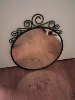 Ronde spiegel grijs, Gebruikt, Rond, Ophalen of Verzenden, Minder dan 100 cm