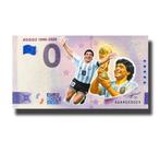 0 Euro Souvenir Bankbiljet - Diego Maradona 1960-2020, Postzegels en Munten, Bankbiljetten | Nederland, Ophalen of Verzenden, Euro's