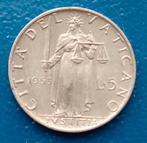 Vaticaan 5 lire - 1953, Verzenden, Overige landen, Losse munt