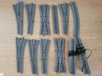 Partij Roco rails, 6 wissels, 2 kruisingen, 3 recht, 1 bocht, Hobby en Vrije tijd, Modeltreinen | H0, Gebruikt, Gelijkstroom, Rails