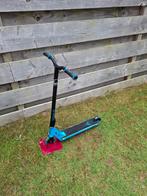 Blauwe sumit stuntstep 85 cm hoog inclusief standaard, Fietsen en Brommers, Steps, Ophalen of Verzenden, Gebruikt, Gewone step