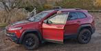 Jeep Cherokee 4x4 Trailhawk met adaptieve cruisecontrol LUX, Auto's, Automaat, Euro 5, 3239 cc, Zwart