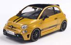 Fiat F595 Abarth 2024 Geel Metallic / Zwart 1-18 Solido, Solido, Auto, Solido, Nieuw