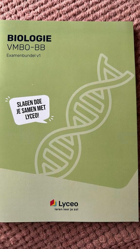 Biologie VMBO-BB Examenbundel V1 – Lyceo, Boeken, Schoolboeken, Zo goed als nieuw, Biologie, VMBO, Ophalen of Verzenden