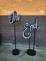 Mooie grote lichtbak / lichtreclame met the end., Ophalen of Verzenden, Zo goed als nieuw, Lichtbak of (neon) lamp