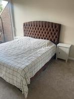 Suede boxspring 180 x 200, Ophalen of Verzenden, Zo goed als nieuw