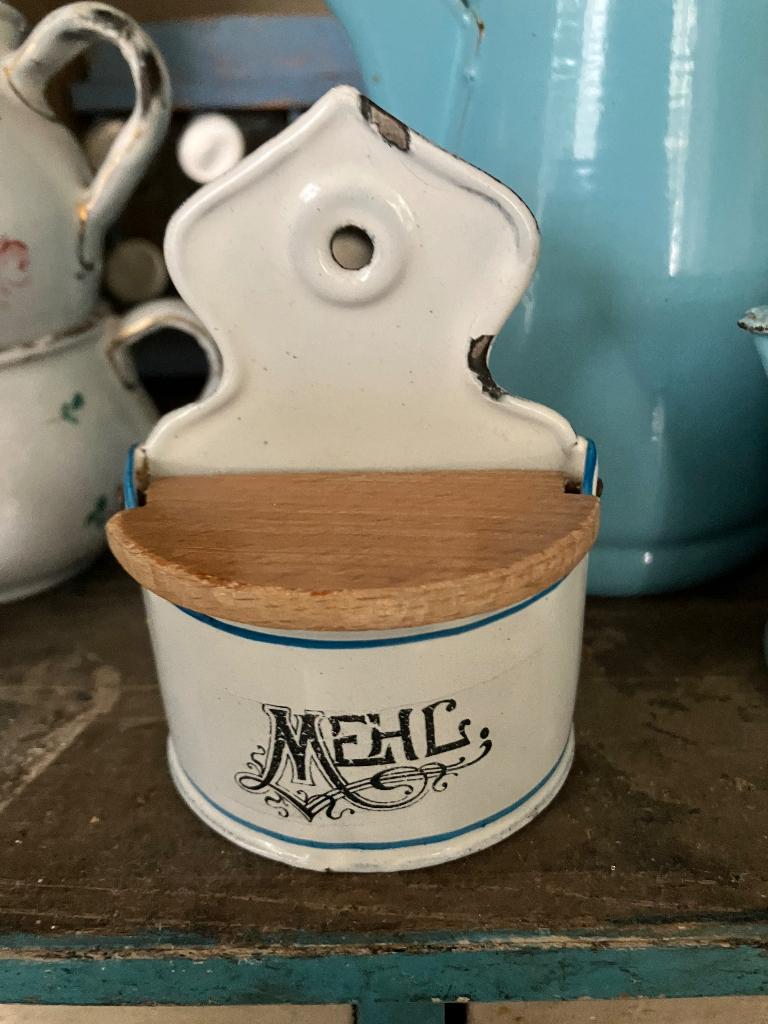 Wit emaille kinder & poppen, Antiek en Kunst, Curiosa en Brocante, Ophalen of Verzenden