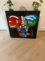 Abstract Olifant Schilderij - Nikki Art, Antiek en Kunst, Ophalen