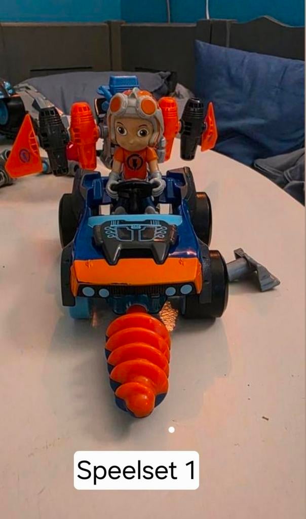 Rusty Rivets Builder Buggy. 3 voertuigen en Rusty en Ruby, Ophalen of Verzenden, Gebruikt