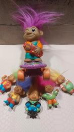 Vintage mini Trolls en skateboard trol., Verzamelen, Ophalen of Verzenden, Gebruikt