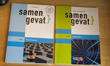 Samengevat havo wiskunde A en geschiedenis € 5,50 per stuk